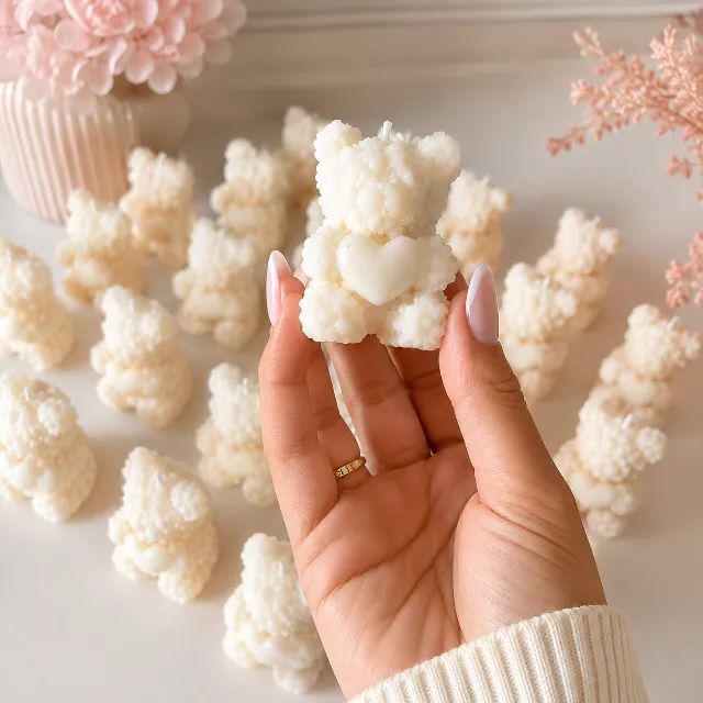 15 Velas de Ursinho com Coração 