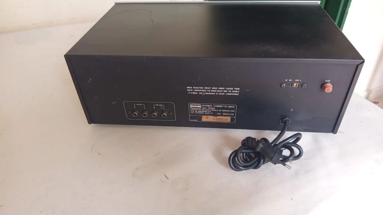 Lindo Tape Deck CCE CD 7000 - Foto 4