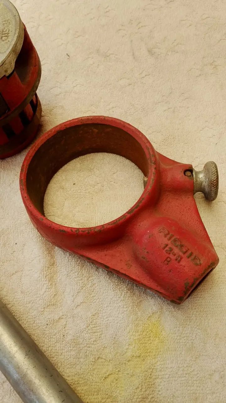 Cabeçote e COSSINETES 2" Rosca NPT, catraca e cabo RIDGID NOVO SEM USO - Foto 2
