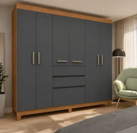 Guarda roupa casal glass 