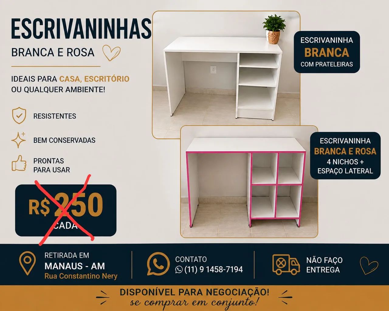 Escrivaninhas 