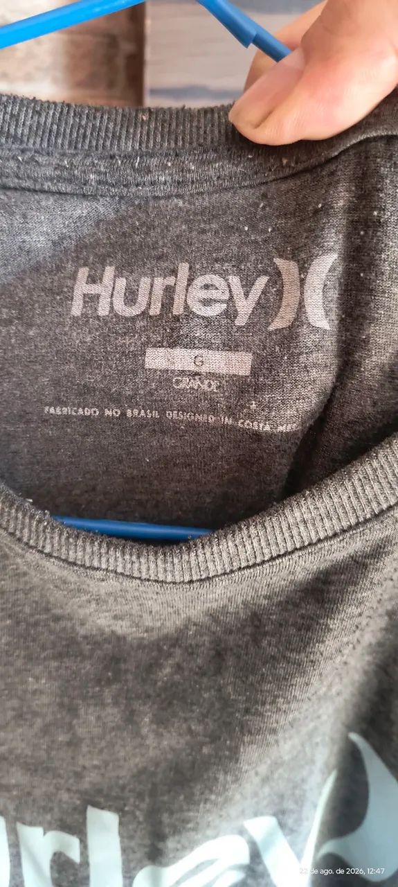 Camiseta Hurley Original tamanho G levíssimo  - Foto 3