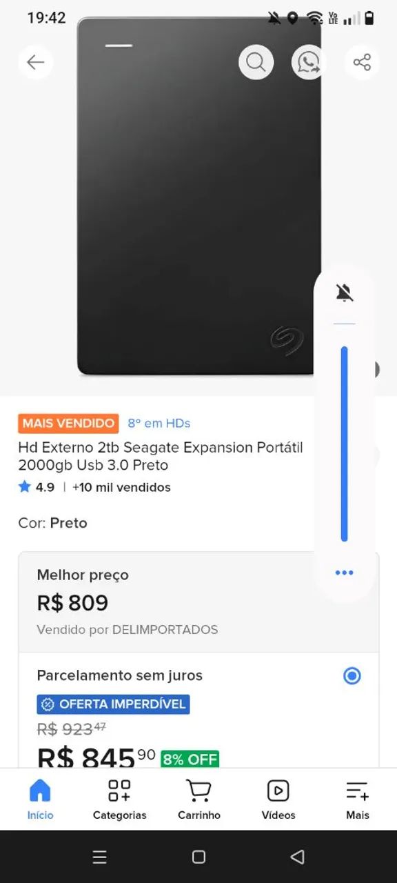 Hd portátil 2 terabytes  - Foto 3