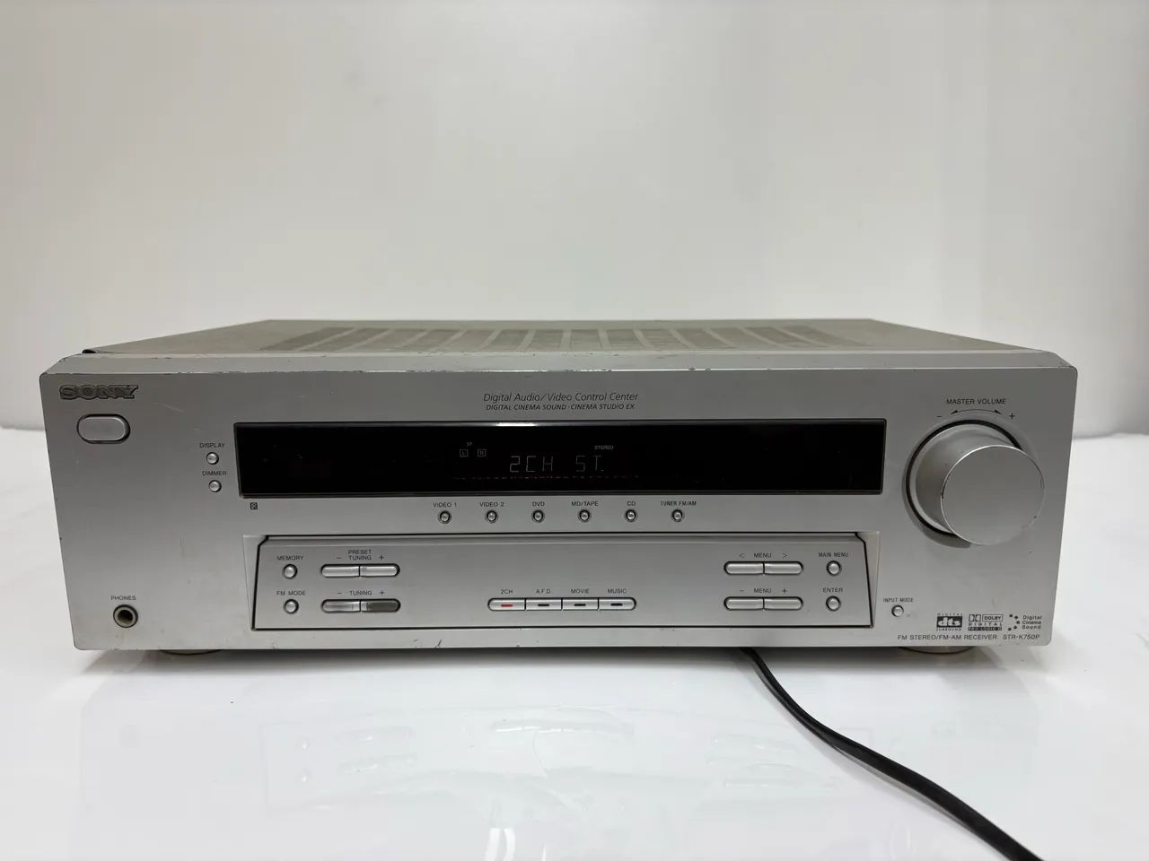 Receiver Sony STR-K750p AM/FM com defeito