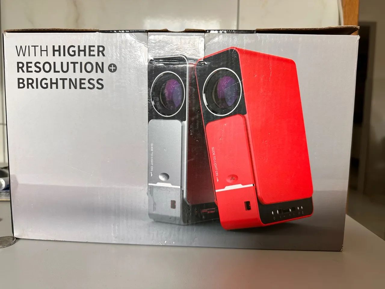 hd multimedia projector with higher resolution brightness - Foto 4