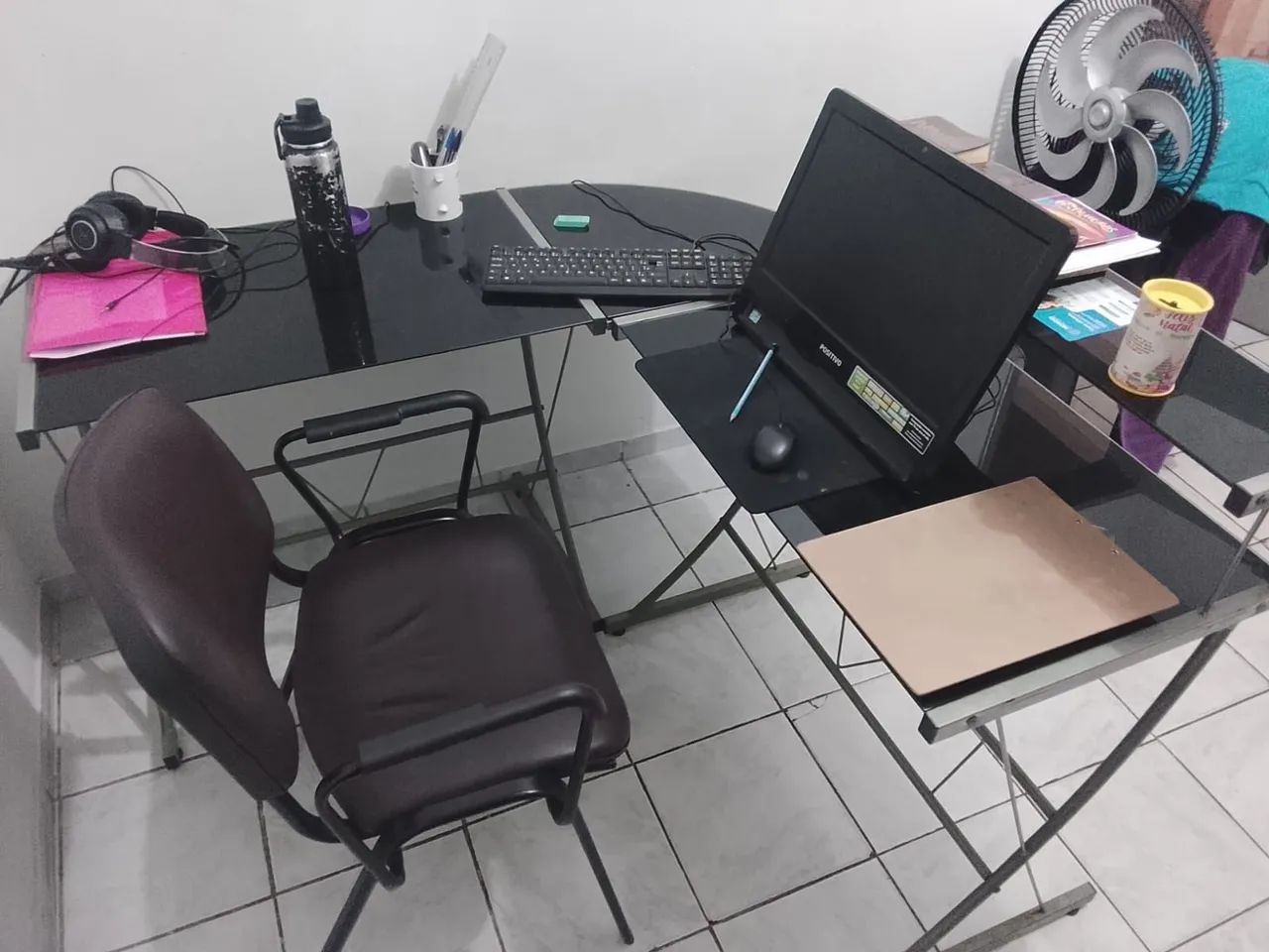 Escrivaninha de vidro - Foto 3