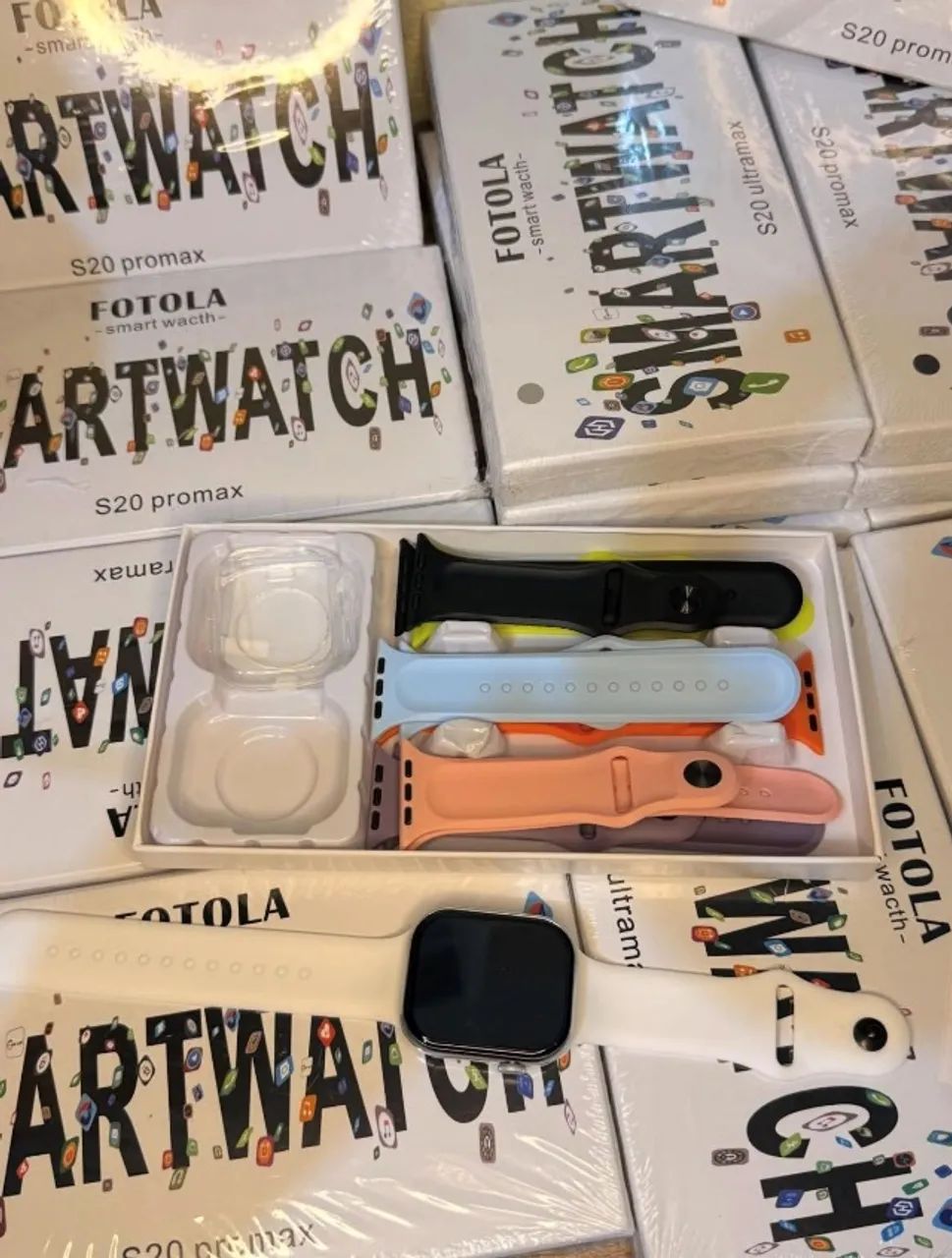 Kit de Pulseiras para Relógio Smartwatch Várias Cores