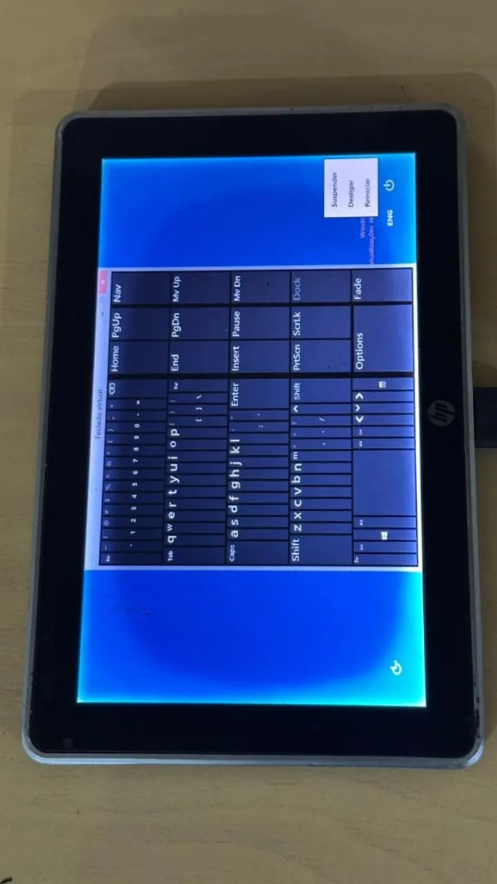 Tablet HP Slate 2 com Windows - Funcionando