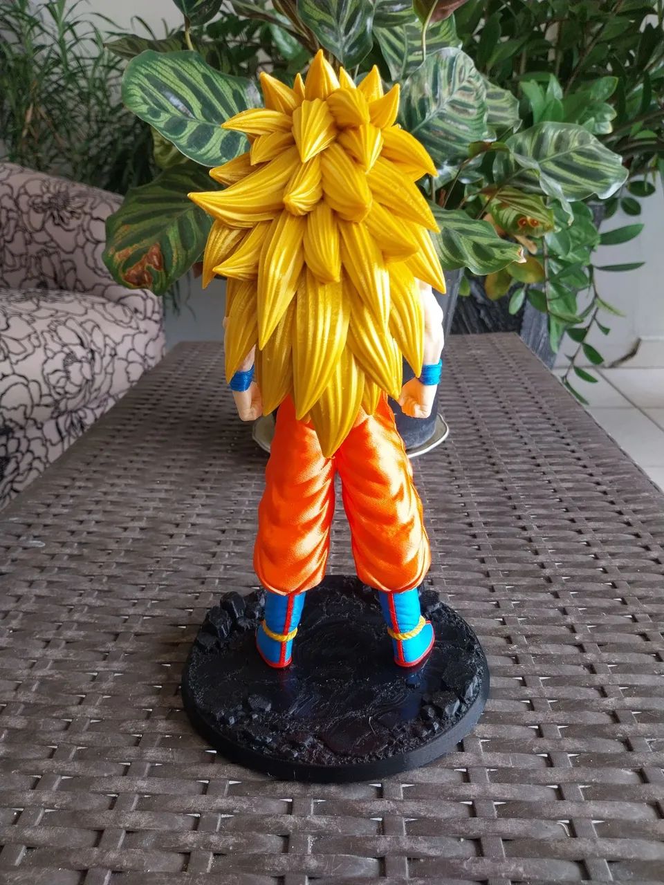 Boneco Goku Sayajin 3 em 3D - Foto 3