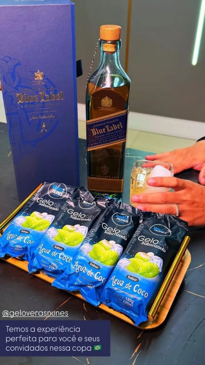 ? GELO SABORIZADO ÁGUA DE COCO VERAS NUNES ?