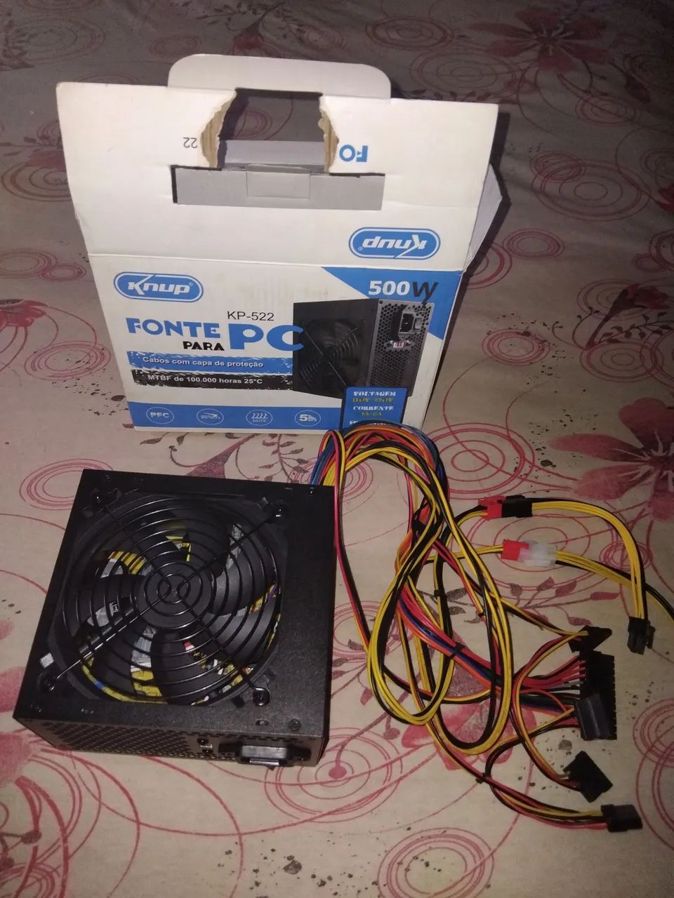 Fonte pc 500w Knup - Foto 4