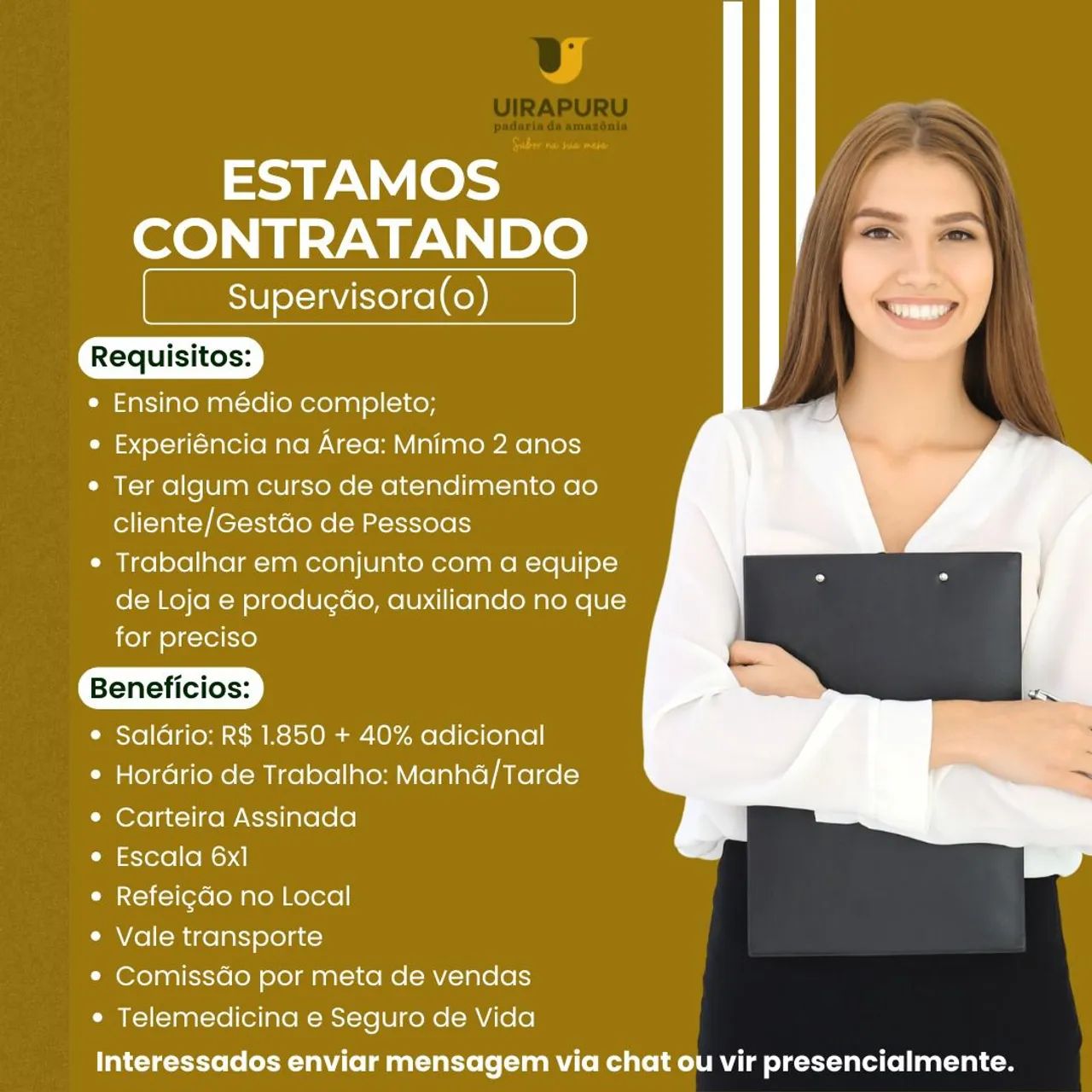 Vaga de Supervisora(o)