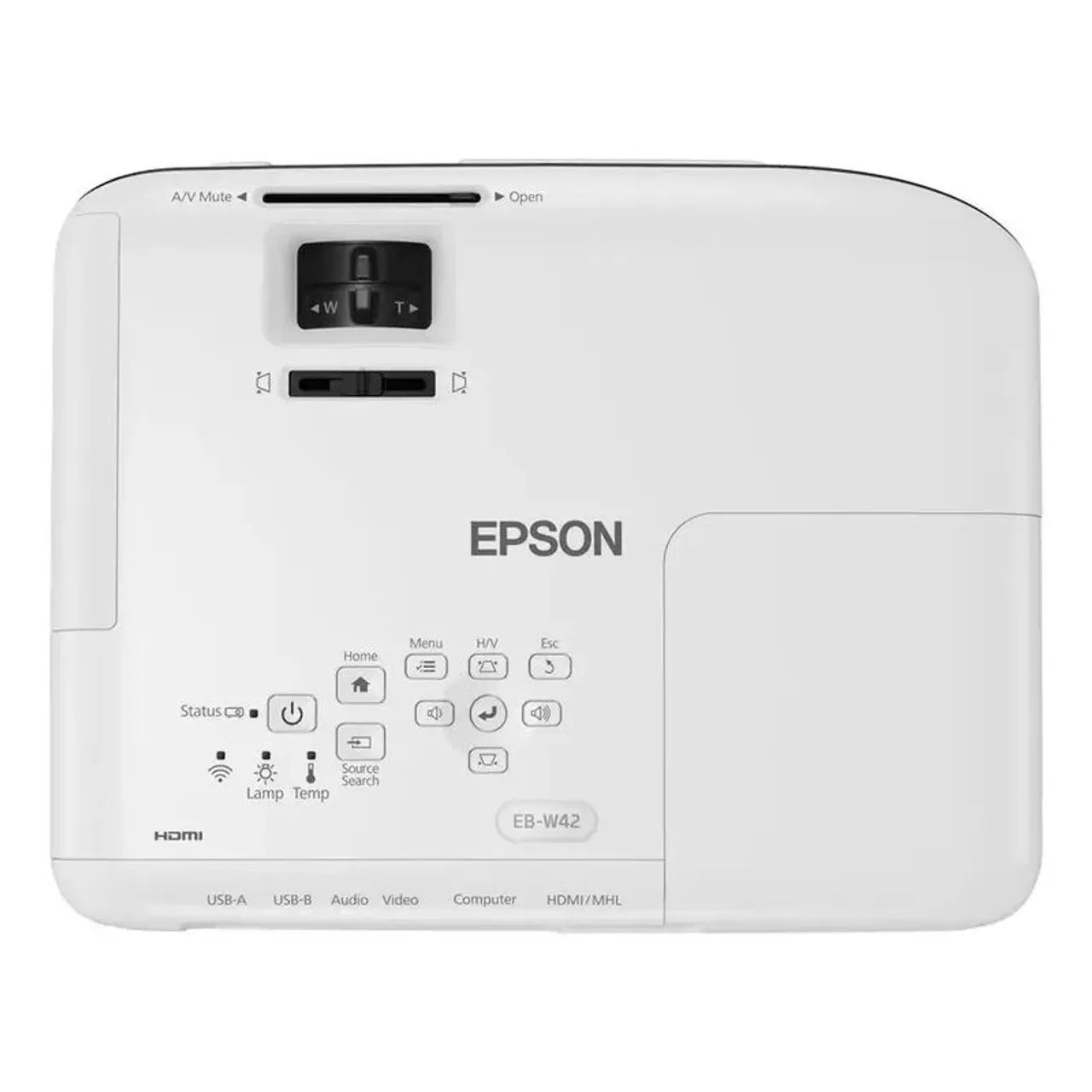 Projetor Epson Powerlite W42+ 3600lm Branco<br> - Foto 2