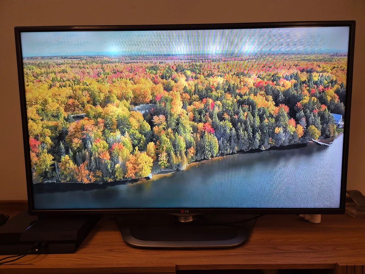 TV LG 42 polegadas Full HD Smart TV - 42LA6204-SG - Com defeito na tela - Foto 2