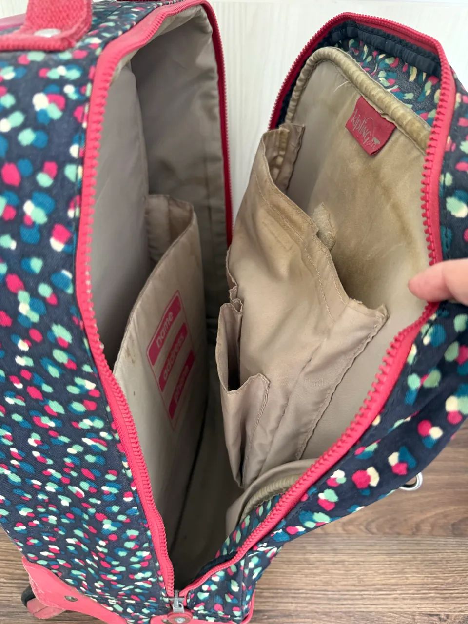 Mochila com rodinhas da kliping - Foto 4