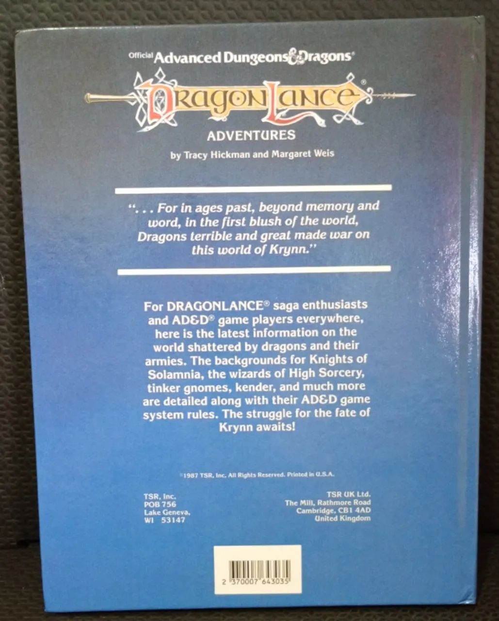 RPG - Dragonlance Adventures - Foto 2