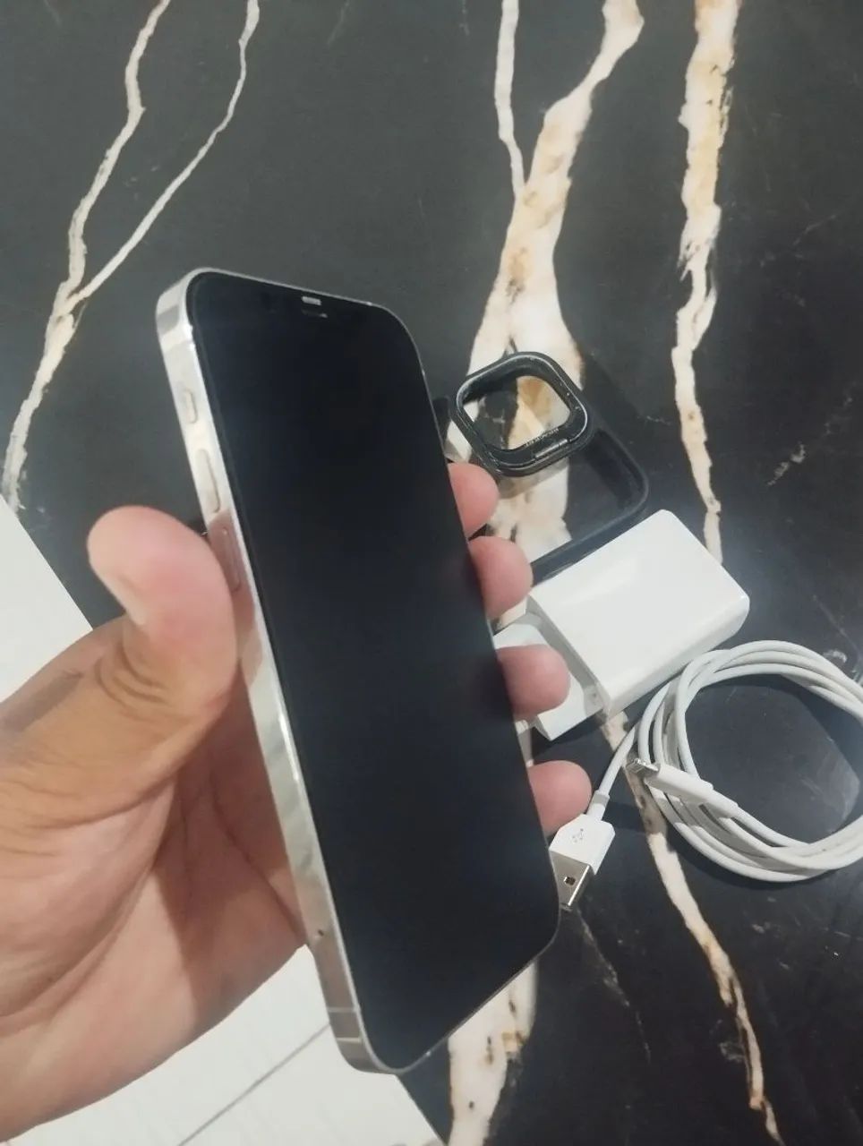 IPHONE 12 PRO BRANCO ZERADO - Foto 3