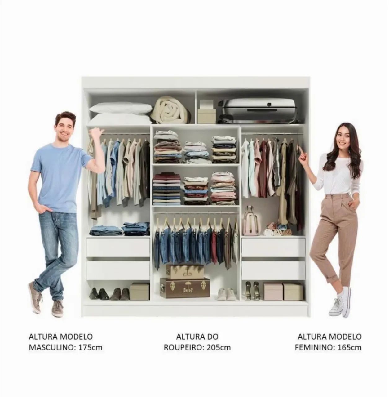 Guarda-roupa casal - Foto 4
