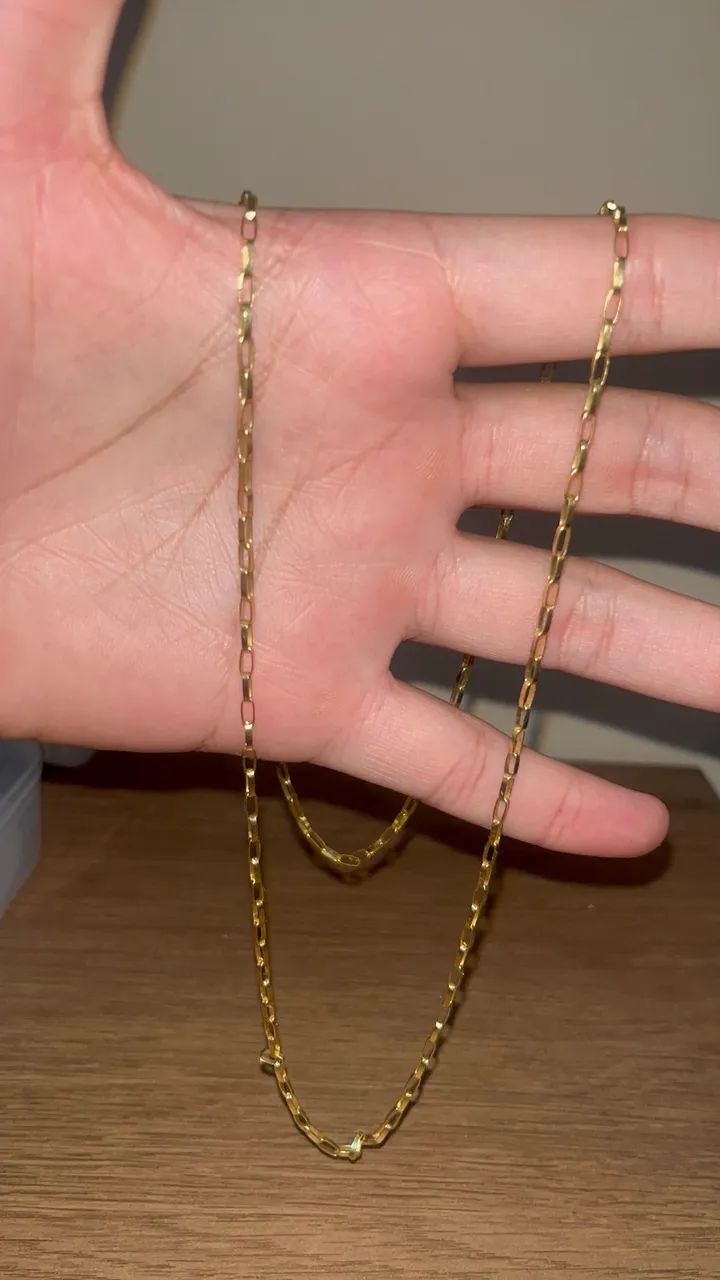 Corrente Cartier em ouro 18k