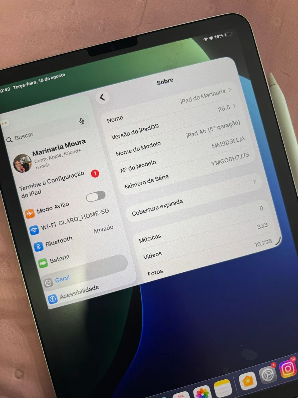 iPad Air 5ª geração  - Foto 4