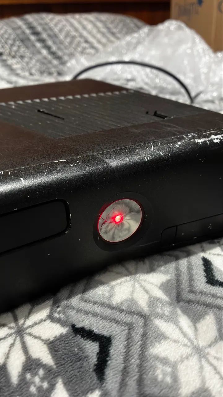 Console xbox360 com defeito  - Foto 4
