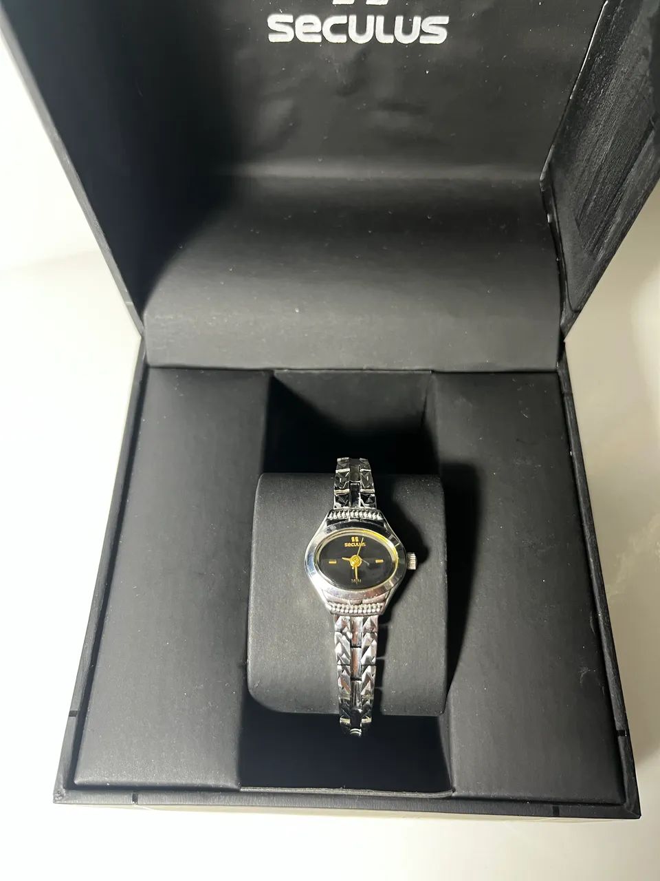 Relógio Seculus Mini em Aço Original - Foto 4