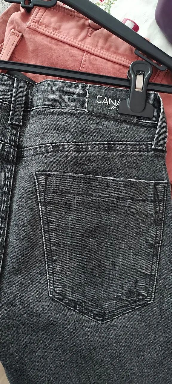 Calça Jeans feminina Canal All Blue 34  - Foto 2