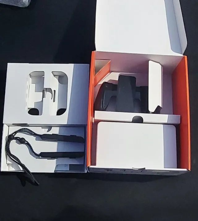 Caixa+Acessórios Nintendo Switch 