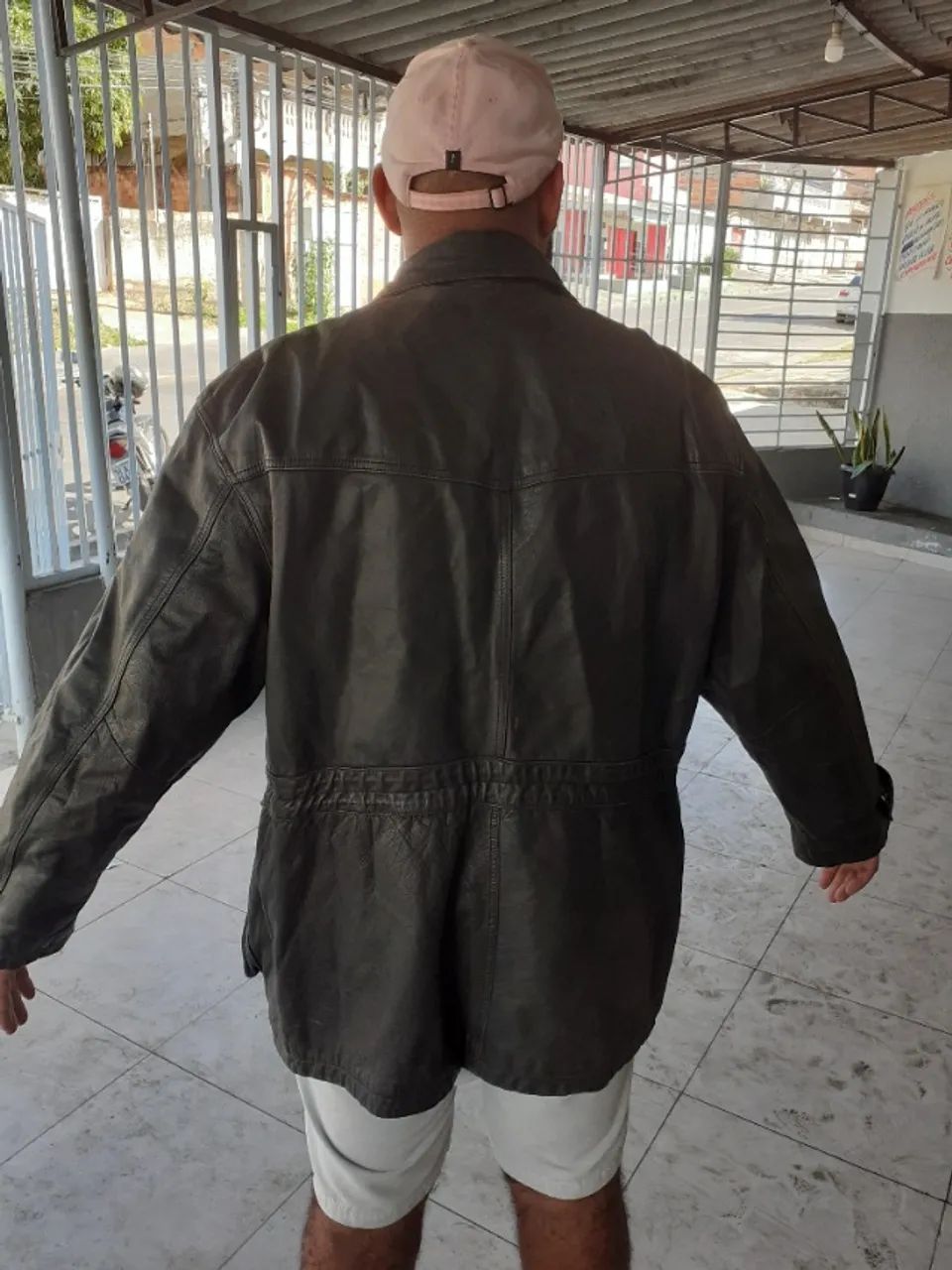 Jaqueta de couro 