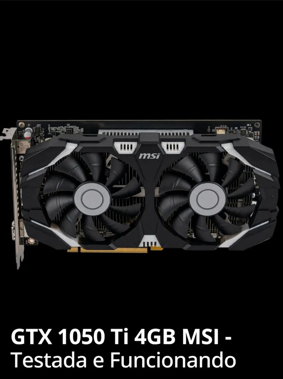 Placa de vídeo GTX 1050 ti