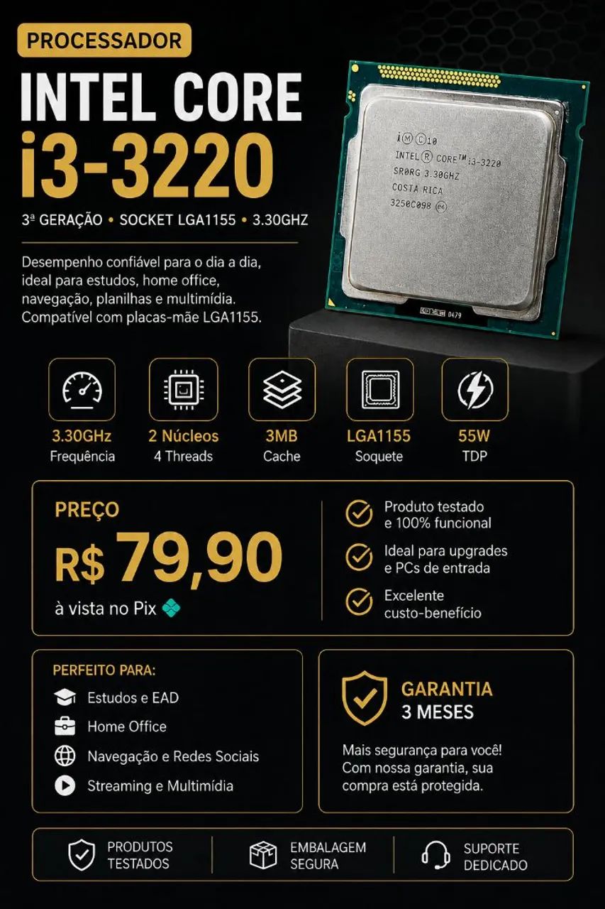 Processador Intel Core I3
