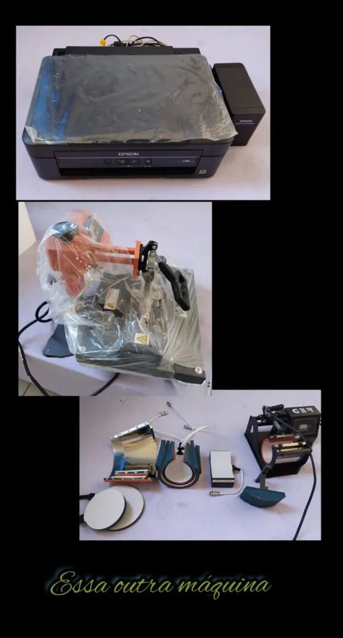 Kit Completo Sublimação e Transfers