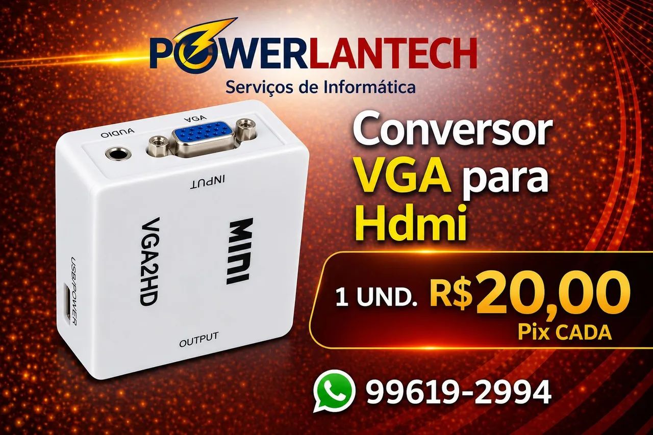 Conversor Vga para Hdmi