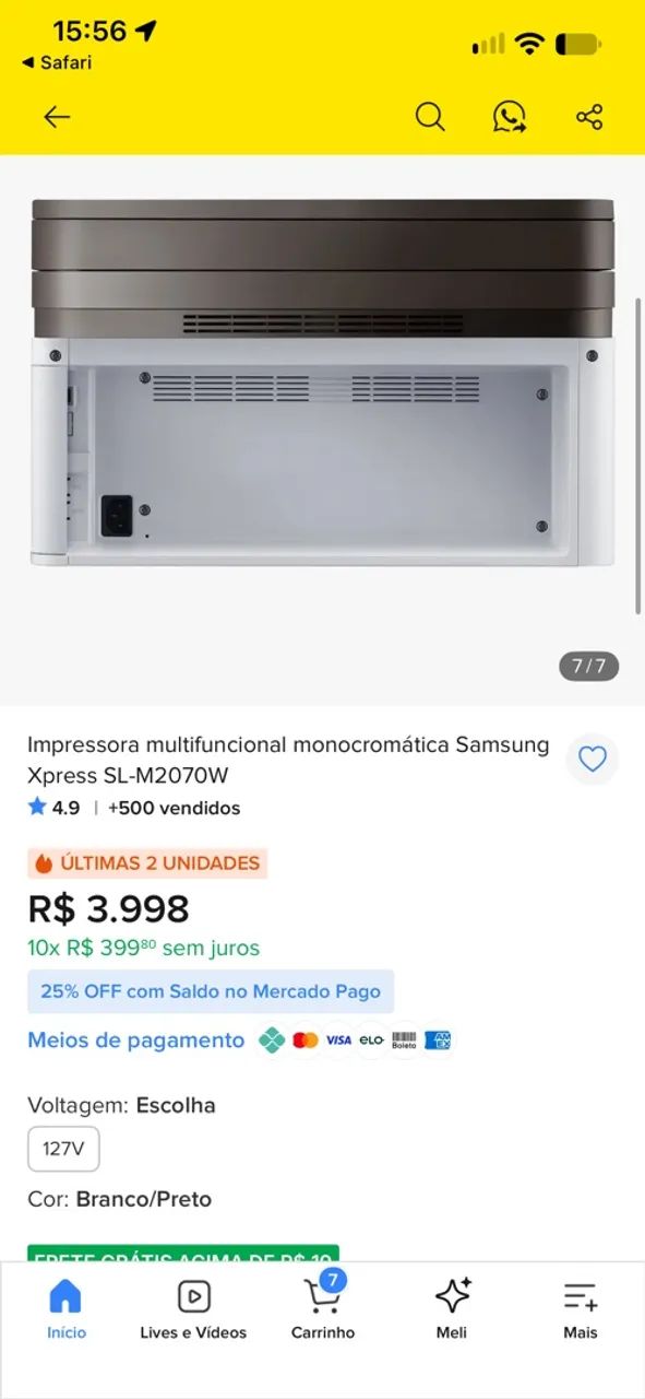 Impressora Samsung  - Foto 4