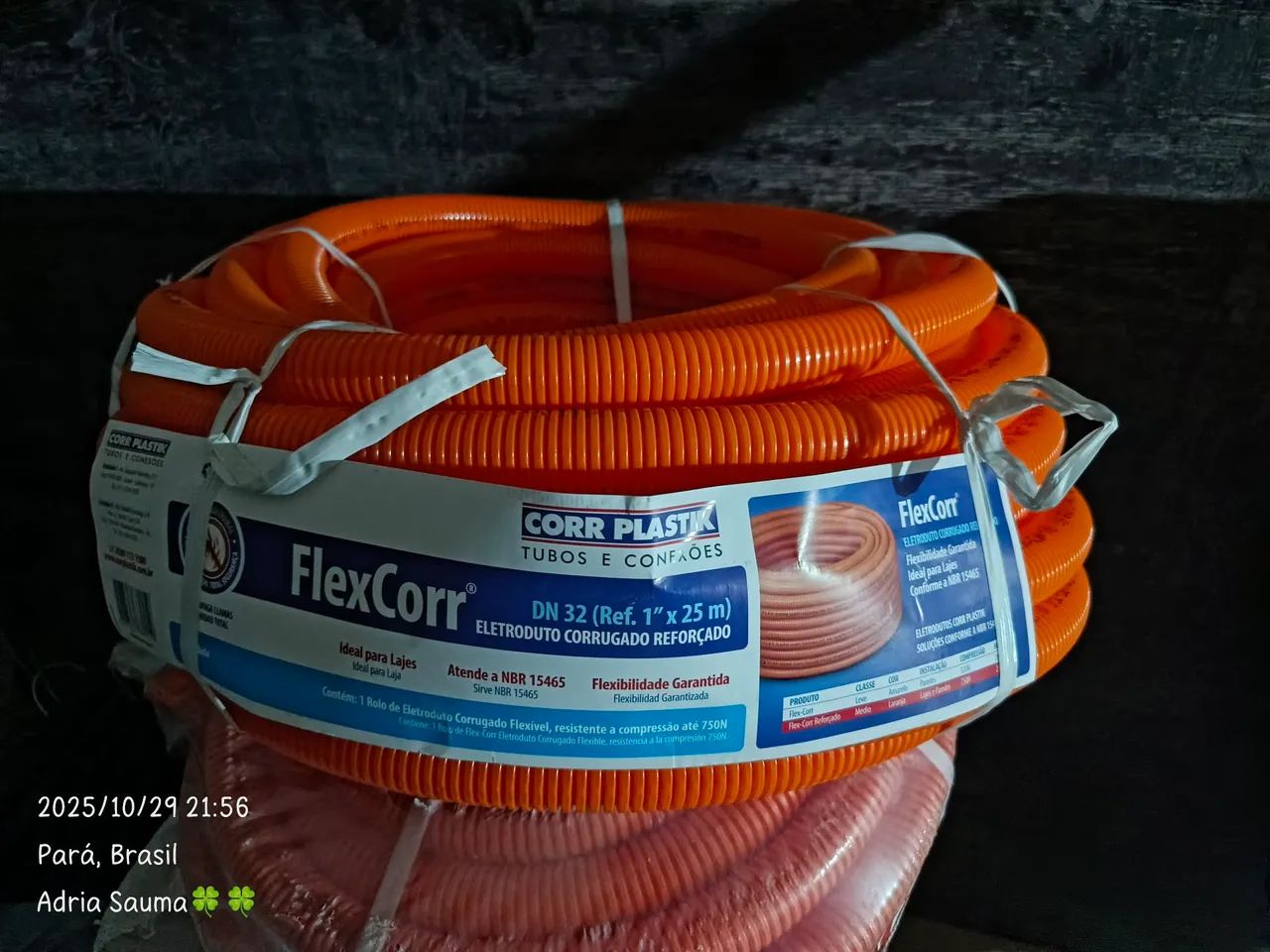 Conduite PVC reforçado