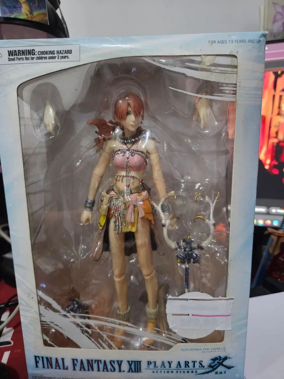 Action Figure Final Fantasy 13 Vanille Play Arts Kai Original - Foto 4