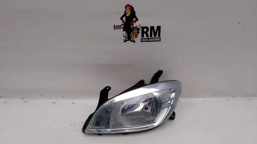 Farol Esquerdo Celta Prisma 2007 A 2012 Cromado 