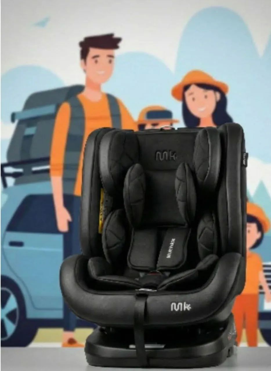 Cadeirinha de Auto Multikids Baby de 0 à 36kg Com Isofix Gira 360° Graus Super Reclinável! - Foto 3