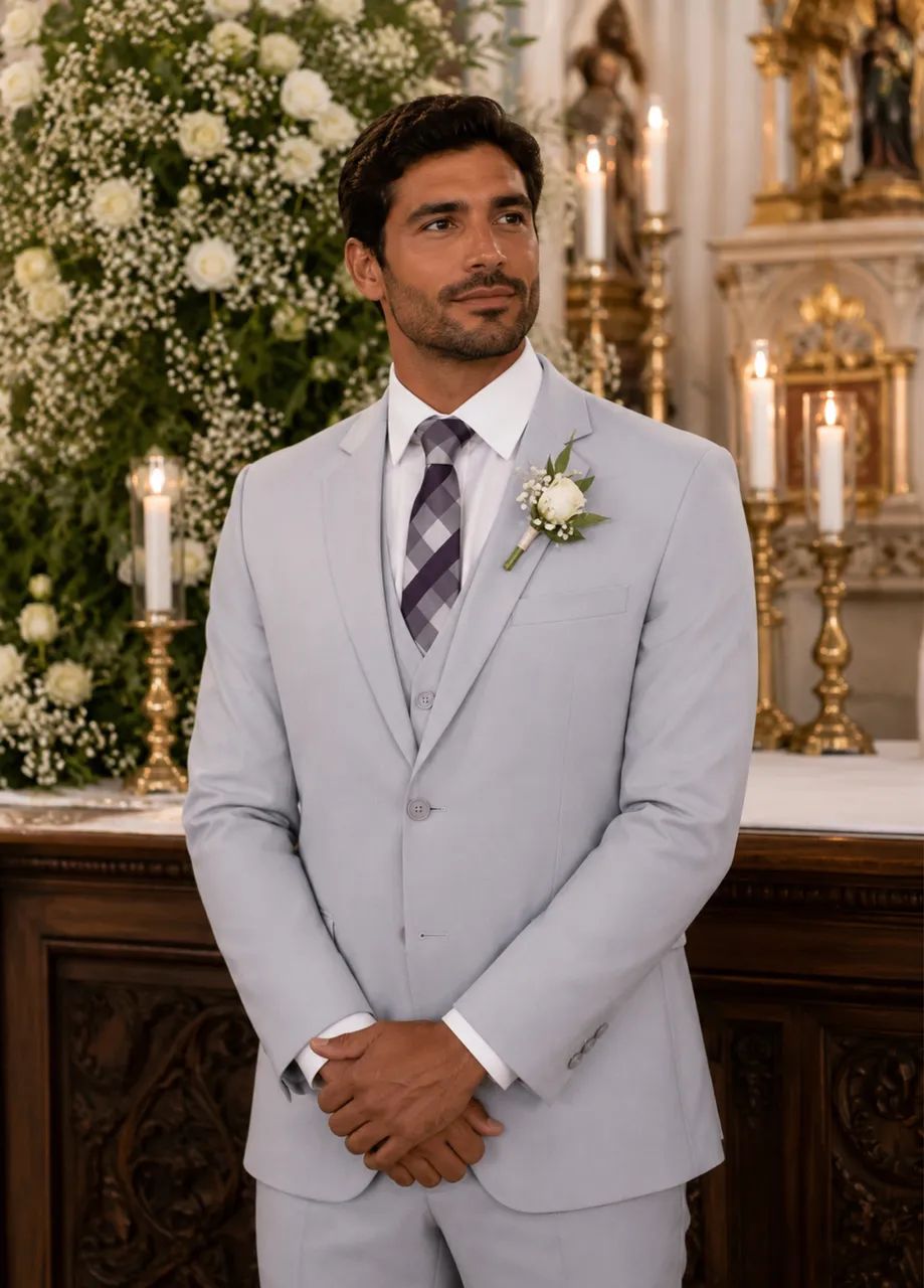 Terno slim para casamento - Foto 4