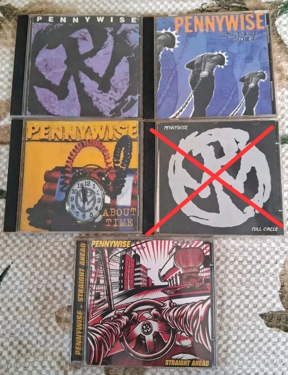 Coleção CDs Banda Pennywise skate surf rock punk hardcore