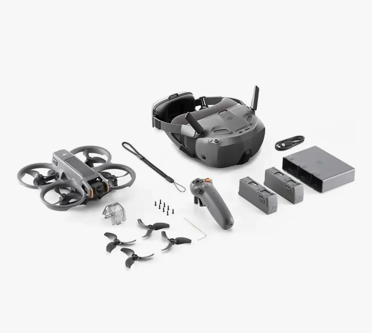 Drone DJI Avata 2 Fly Smart Combo BR FPV 4K com Goggles e Motion - DJI074