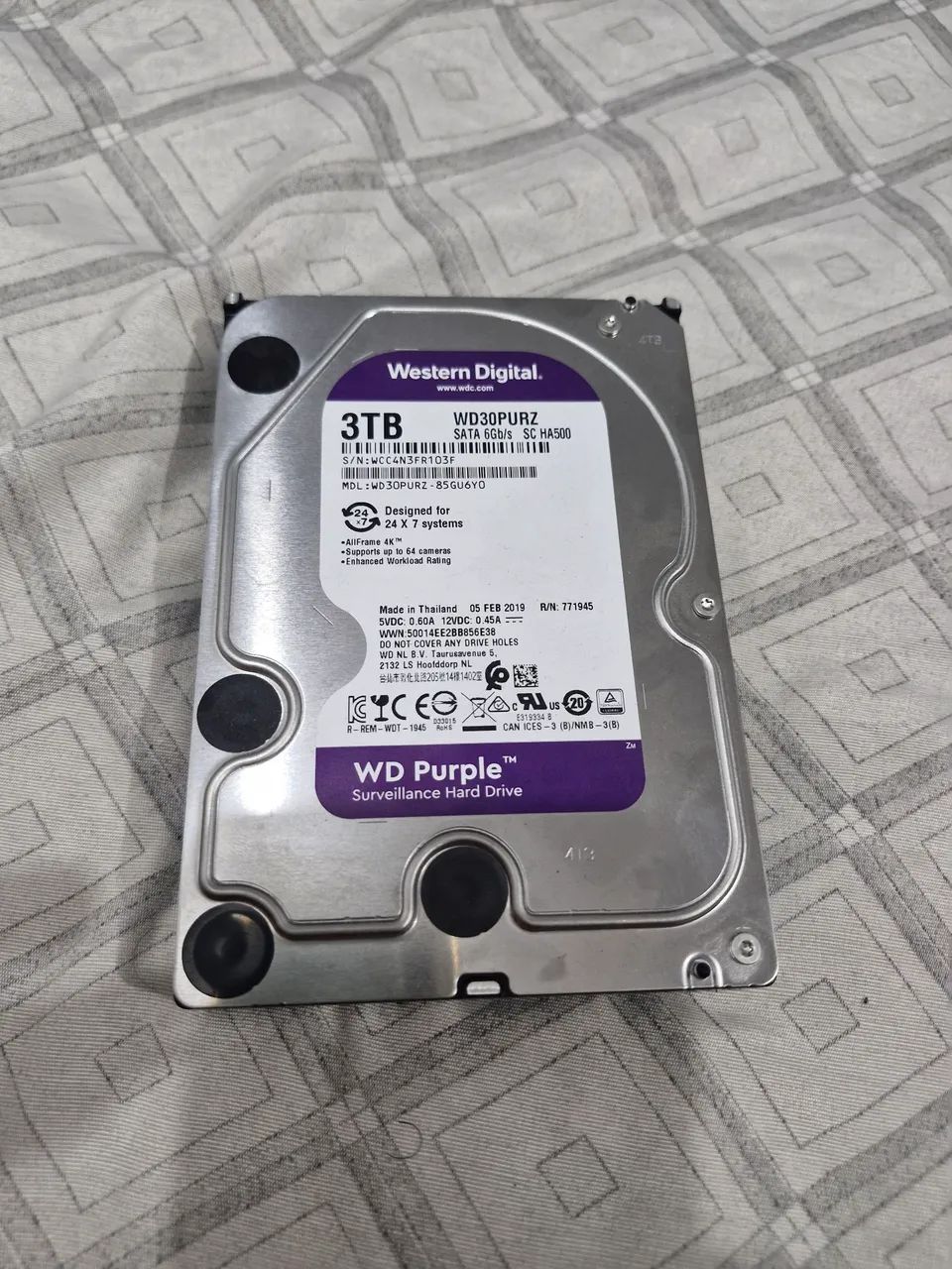 Hd wd purple 3tb