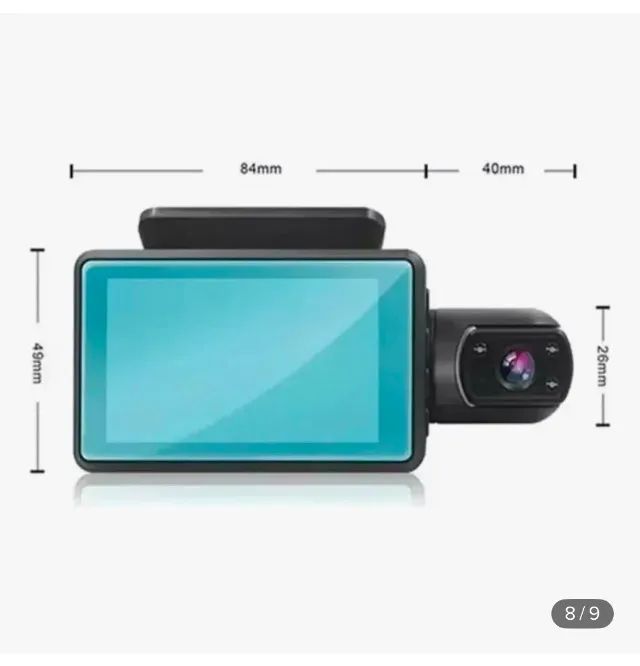 Camera Veicular Blackbox DVR Hd Alta Qualidade Com Display - Foto 4
