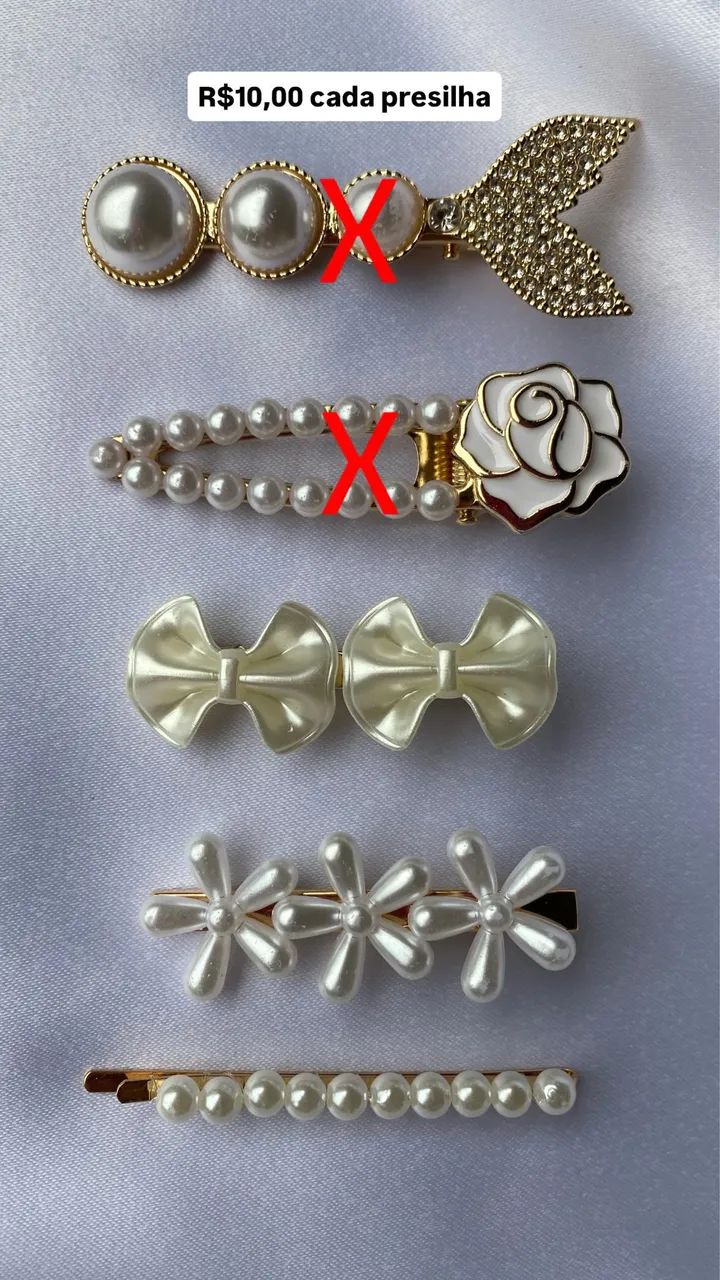 Presilhas para cabelo  - Foto 5