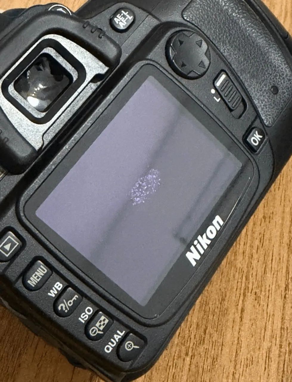 câmera nikon d80 com cartão de memória, sem bateria  - Foto 5