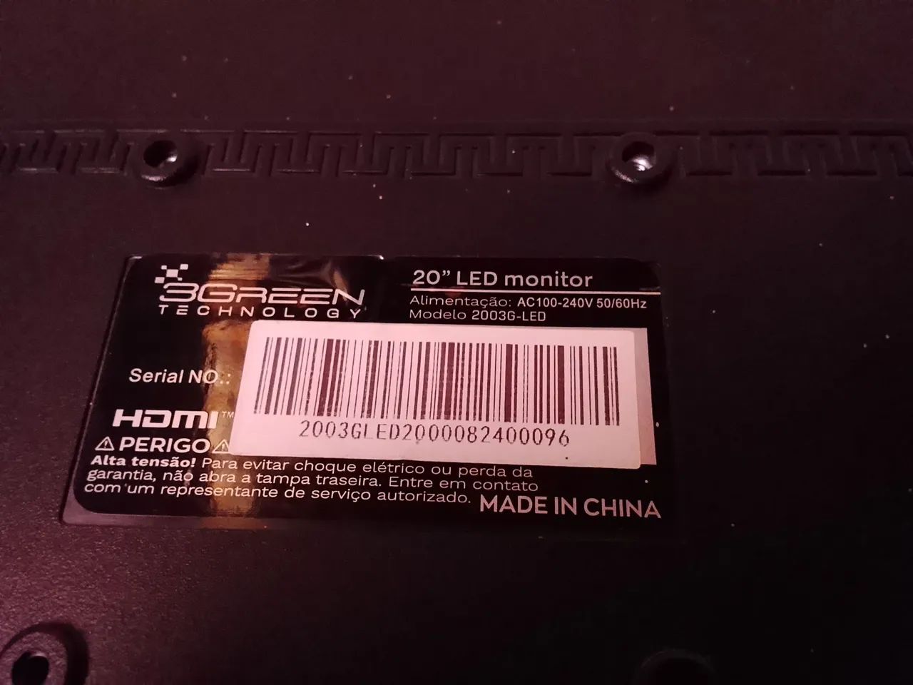 Monitor 20 polegadas apenas com a tela arranhada - Foto 4