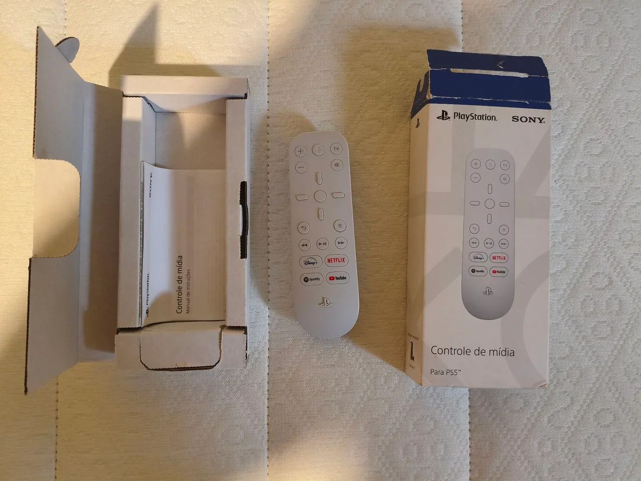 Controle de mídia PS5