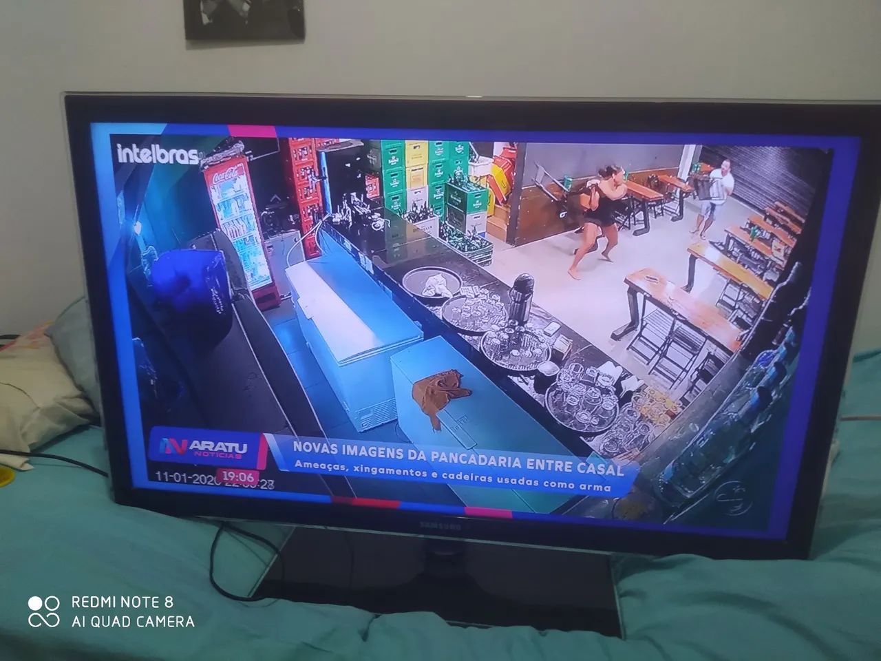 TV SAMSUNG 40PL POLEGADAS NÃO É SMART FUNCIONANDO PERFEITAMENTE RETIRAR EM AMARALINA  - Foto 5