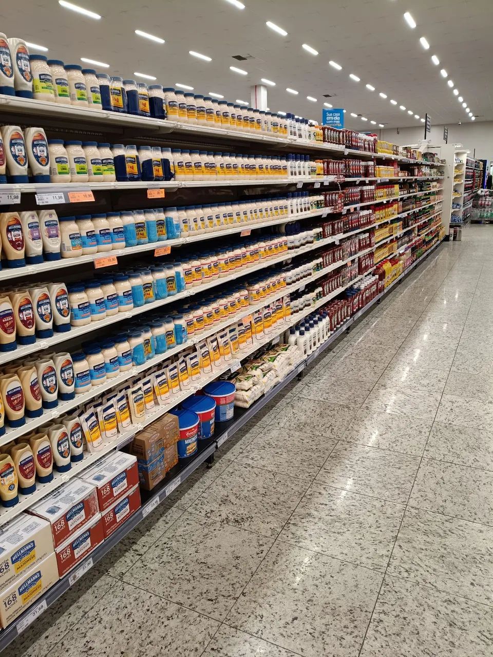 Gôndolas para supermercado