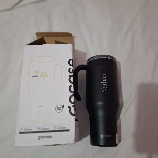 Copo Térmico Life Gocase 1170ml + Base de Silicone Fit